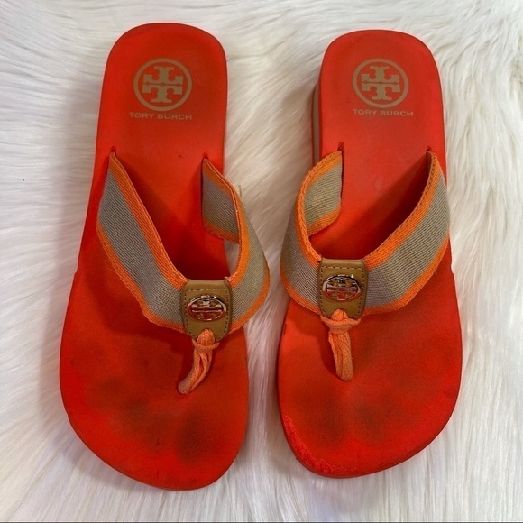 Tory Burch Platform Flip-flops size 7 - Picture 4 of 12